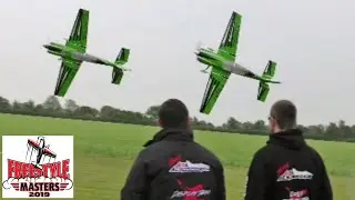 TWO FSM UK 3D CHAMPIONS AZZA & DEANO DUO DISPLAY - PILOT RC EXTRAS POWERED BY GP ENGINES - 2019