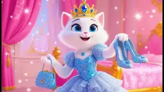 Adorable Kitten's First Fashion Show | The Golden Divine Dress Reveal 🌟