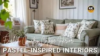 English Country Cottagecore: Pastel-Inspired Interiors & Rustic Floral Accents