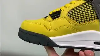These Jordan 4 Lightning are from goatshoes.co with code 