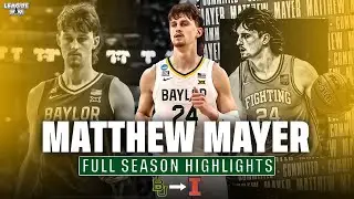 Matthew Mayer Full 2021-22 Baylor Highlights | Illinois Transfer | Skilled 6'9 Forward