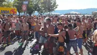 Zurich street parade group fight