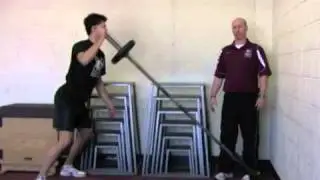 Landmine- Base Press Single Arm