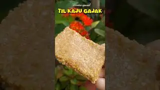 Traditional Winter Special Til Gajak 💛|Easy 3-Ingredient Til Gajak Recipe🌷| #ytshort #ytfeed #Gajak