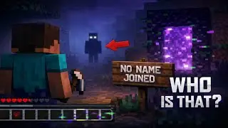 A Player With NO NAME Joined My Game... (Minecraft Scary Story)