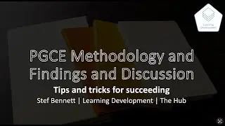 PGCE Primary: Methodology and Findings and Discussion Chapters (2025 Onwards)