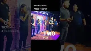 World's Worst Math Class #nyc #Improv #comedy #offbroadway #mathteacher