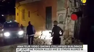 Earthquake in Italy: Amateur video shows collapsed buildings