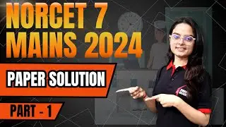 #NORCET 7 Mains 2024 Paper Solution Part 1 🔍 | Live Explanation & Questions Solved | Kirosha Academy