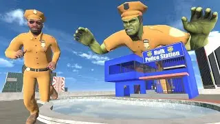 Franklin Upgraded His House In Hulk Police Station In Indian Bike Driving 3d