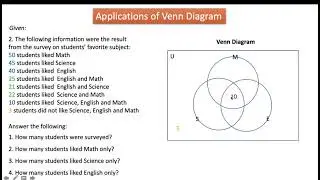 Applications of Venn Diagram