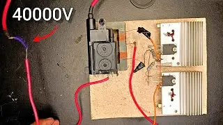  40000 voltage Genaretor | How to make high Voltage generator | DIY high Voltage | summer experiment