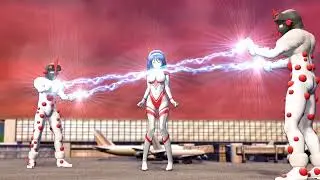 【ウルトラガールALICE外伝】美少女ヒロイン 苦戦シーン / Ultra Girl ALICE Side Story - Heroine in Peril