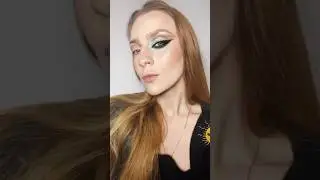 green makeup 🍃 тгк: GUROVAMAKEUP заглядывайте) #makeup #greenmakeup #макияж