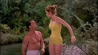 Patricia Crowley Fights Off Dean Martin ~ Hollywood Or Bust (1956)
