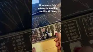 How to use fully automatic top loader at home