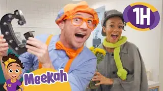 Meekah and Blippi's Case of The Missing ABCs | 1 HOUR OF MEEKAH! | Educational Videos for Kids