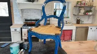Free Chair Makeover Waste Not Wednesday
