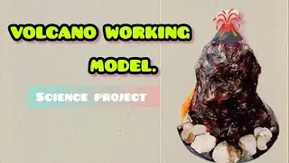 How to make volcano in School project // Best & Easy Science project 