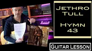 Hymn 43 (Jethro Tull) - Rhythm Guitar - Lesson / Tutorial (Aqualung / 50th Anniversary)