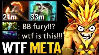 WTF Bristleback New Meta Battle Fury Hard Carry - Fun Dota 2 Gameplay