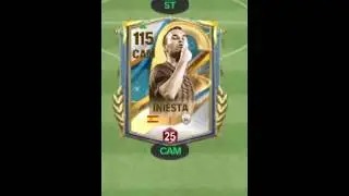 Iniesta #111 card review 🔥☠️#fcmobile #football #youtubeshorts