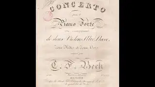 Christoph Friedrich Beck; Piano Concerto in D [REMASTER]