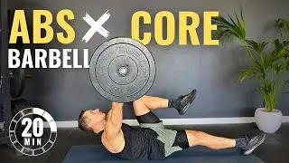 20-минутная тренировка пресса со штангой | Следуйте инструкциям