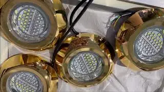 RGBW 300W Bronze led boat light