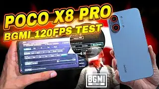 POCO X8 PRO | REDMI TURBO 5 MAX BGMI SMOOTH+120FPS🤯ТЕСТ ГРАФИКИ🥵С ИЗМЕРИТЕЛЕМ FPS