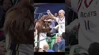 Jazz Mascot Vs Beer Guy! #nba #edit #nbamascot