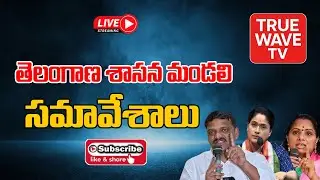 Live || Telangana Legislative Council Day - 05 #truewavetv