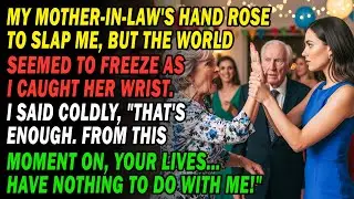 🙄As My Mother-In-Law Raised Her Hand 🖐️ To Slap Me😏 I Caught Her Wrist🚫 And Bankrupted Her Family...