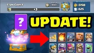 Clash Royale Chest Opening - Update -  MAX CLAN CHEST!