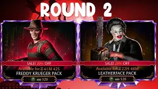 They are back for more! Nightmare Leatherface and Nightmare Freddy Krueger Pack Opening. MK Mobile
