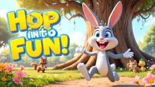 Jumpy the Bunny   A Fun Kids Song with Joyful Animation!