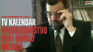 TV kalendar: Predsjedni&scaron;tvo SFRJ odbilo Mesića
