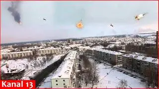 &laquo;Приближаются дроны&raquo; &mdash; жители Белгорода в панике показывают системы HIMARS и удары беспилотников.
