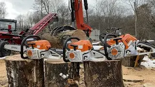 How FAST do you want to go? Speed Costs More Stihl MS261 MS400, and the MS500i
