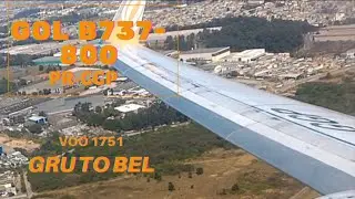 Decolagem e Pouso Boeing B737-800W GOL de São Paulo/Guarulhos para Belém✈✈
