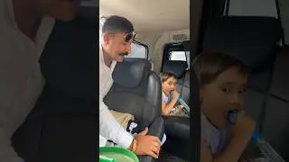 Ammu gaadi se nahi utregi #shortvideo #cutebaby