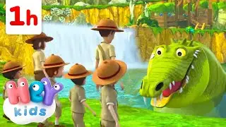 Un énorme crocodile d’Afrique 🐊 | Chansons pour Enfants | HeyKids en Français