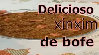 Xinxim de bofe, xinxim de bofe  no liquidificador