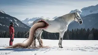 White Horse Attacked by Millions of Bees &mdash; A Brave Rescue Saves Its Life #horserescue  #beeattack
