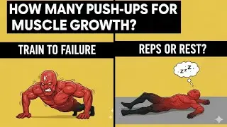 How Many Push-Ups for Muscle Growth? 🤔💪🏋️&zwj;♂️ #gym #motivation #gym 