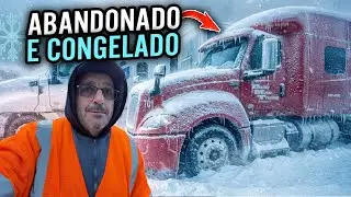 MOTORISTA ABANDONOU O CAMINHÃO  CONGELADO 🥶 😱