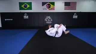 BJJ Solo Drill Demo - Backwards Shoulder Roll