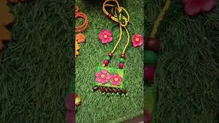 handcrafted clay jewelry in bright colours, perfect for those who love a unique look😍