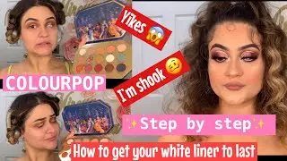 COLOURPOP MIDNIGHT MASQUERADE PALETTE| WHITE LINER TIP