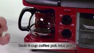 NOSTALGIA BST3RR 3 in 1 Family Size Multi Function